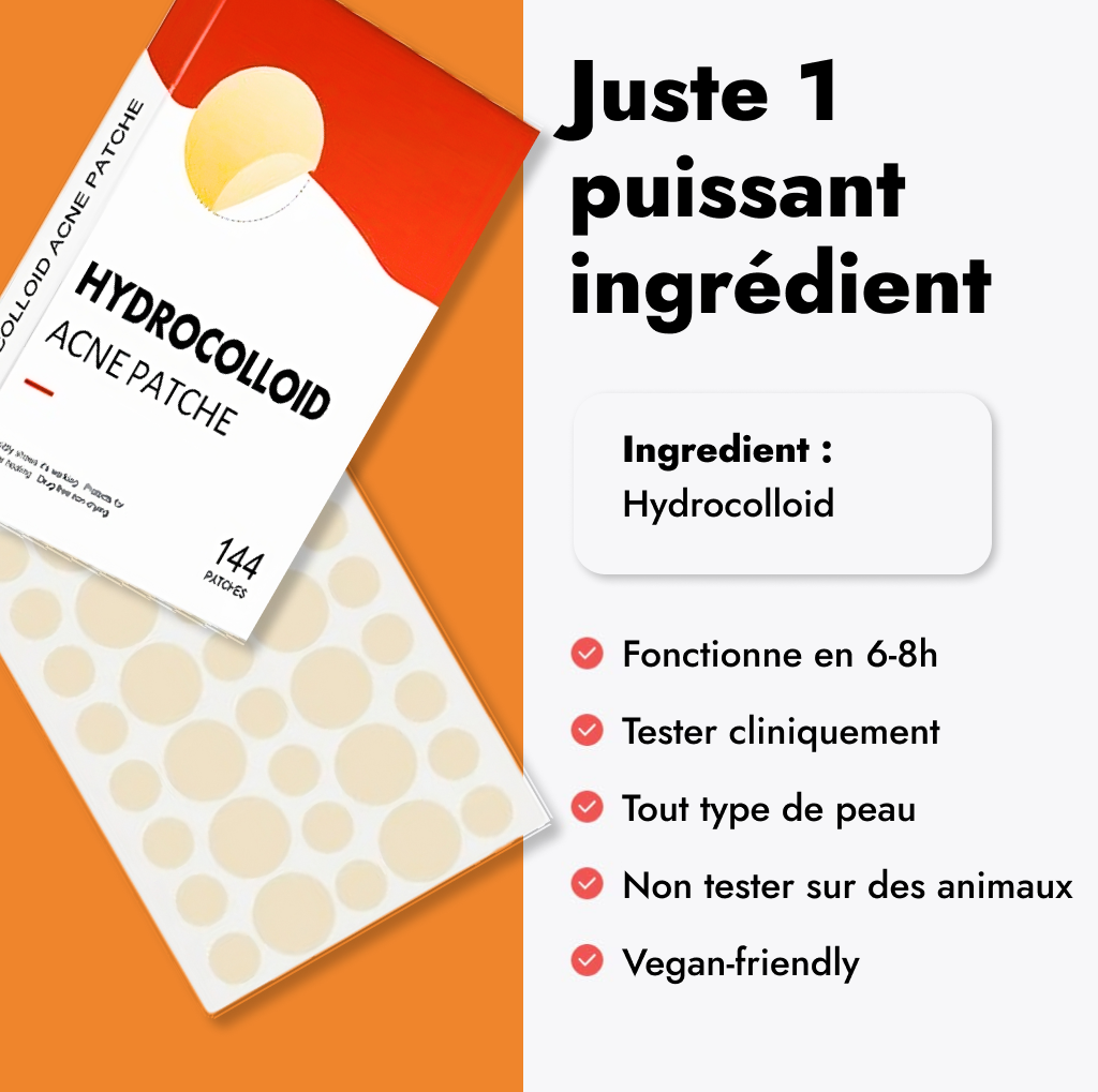 Patchs anti boutons et acné